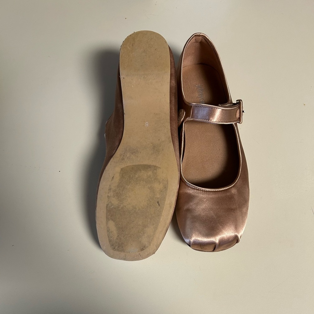 Jeffrey Campbell Rose Gold Flats - Picture 3 of 6